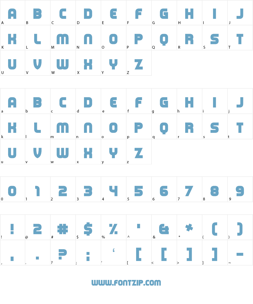 Capital Clickbait Font Character